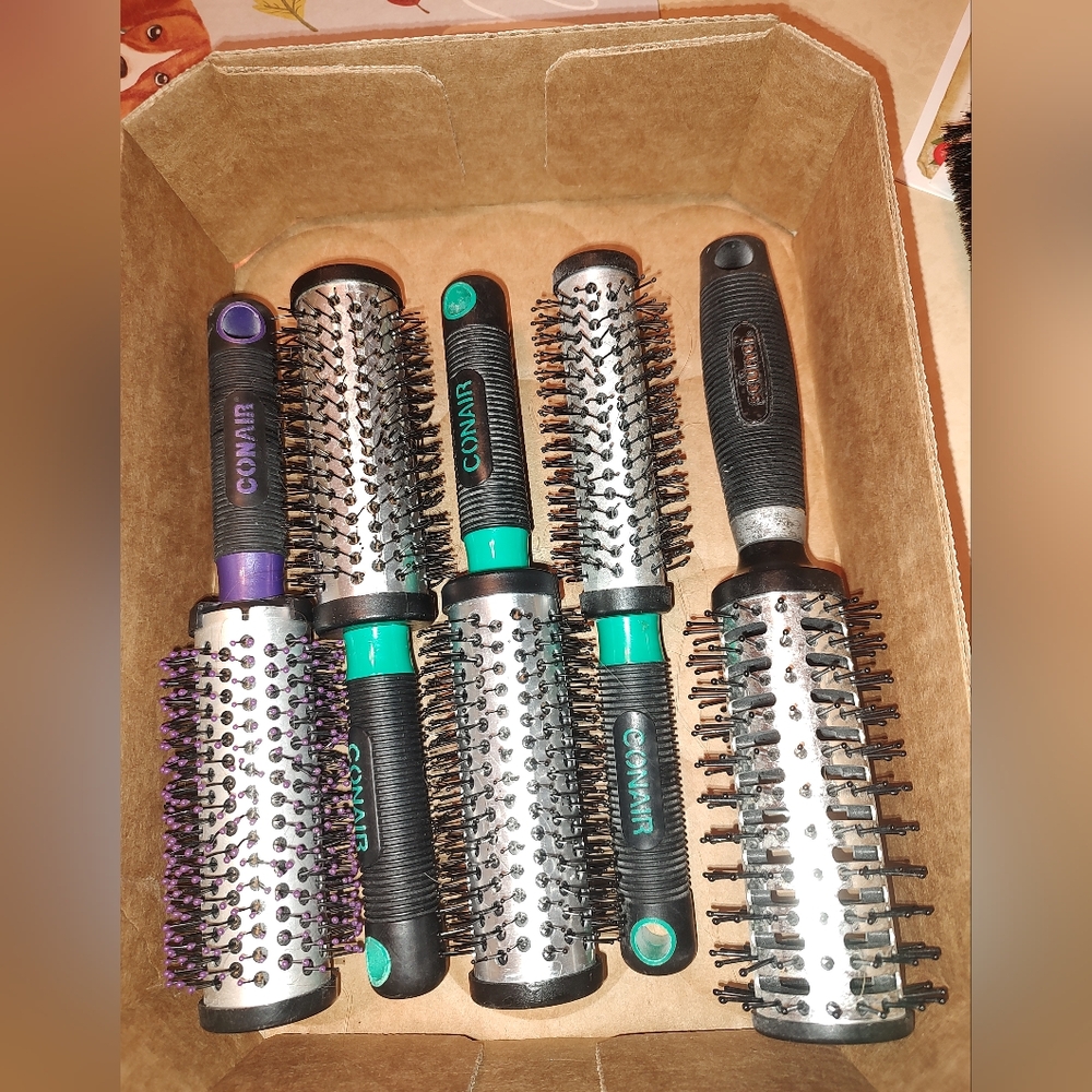 Professional hair brushes